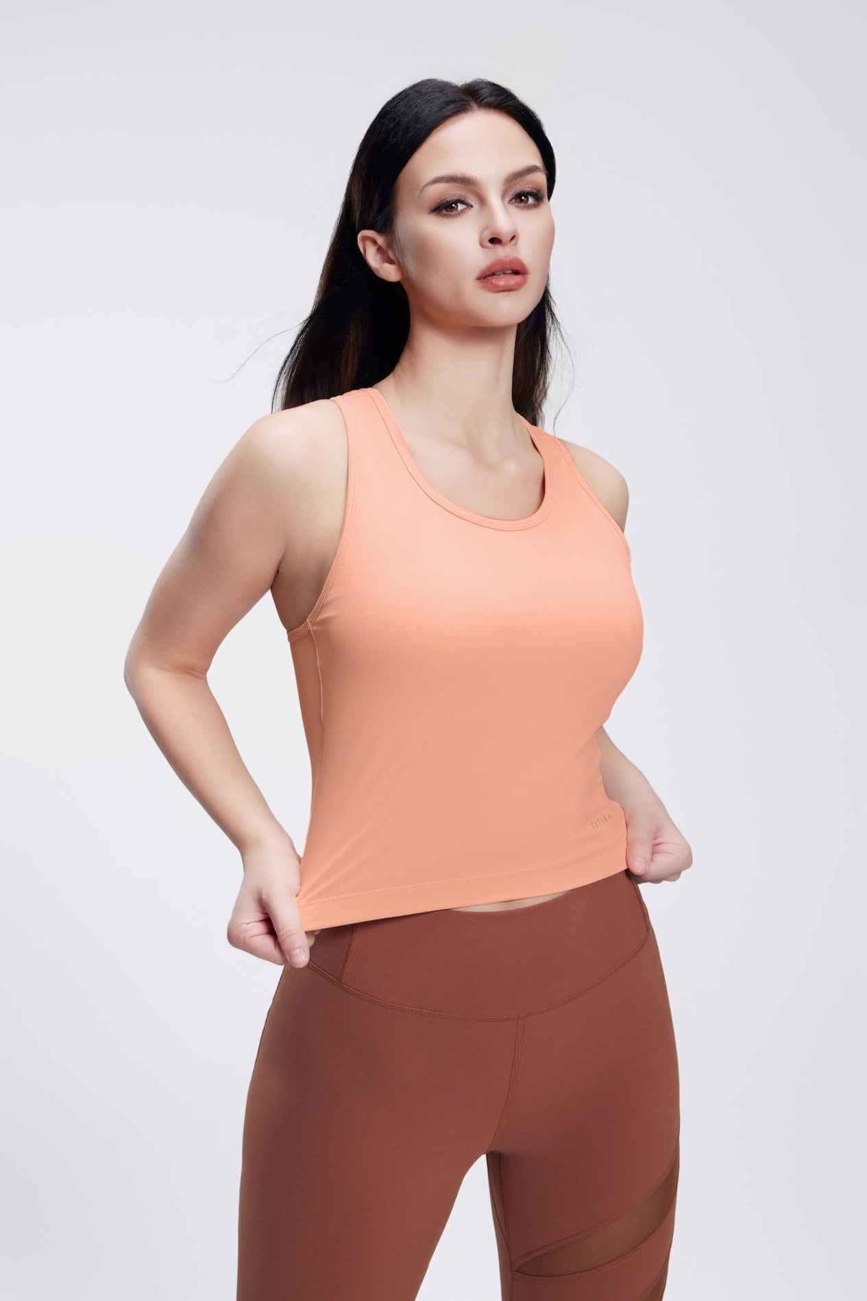 Crossed Back Sports Tank