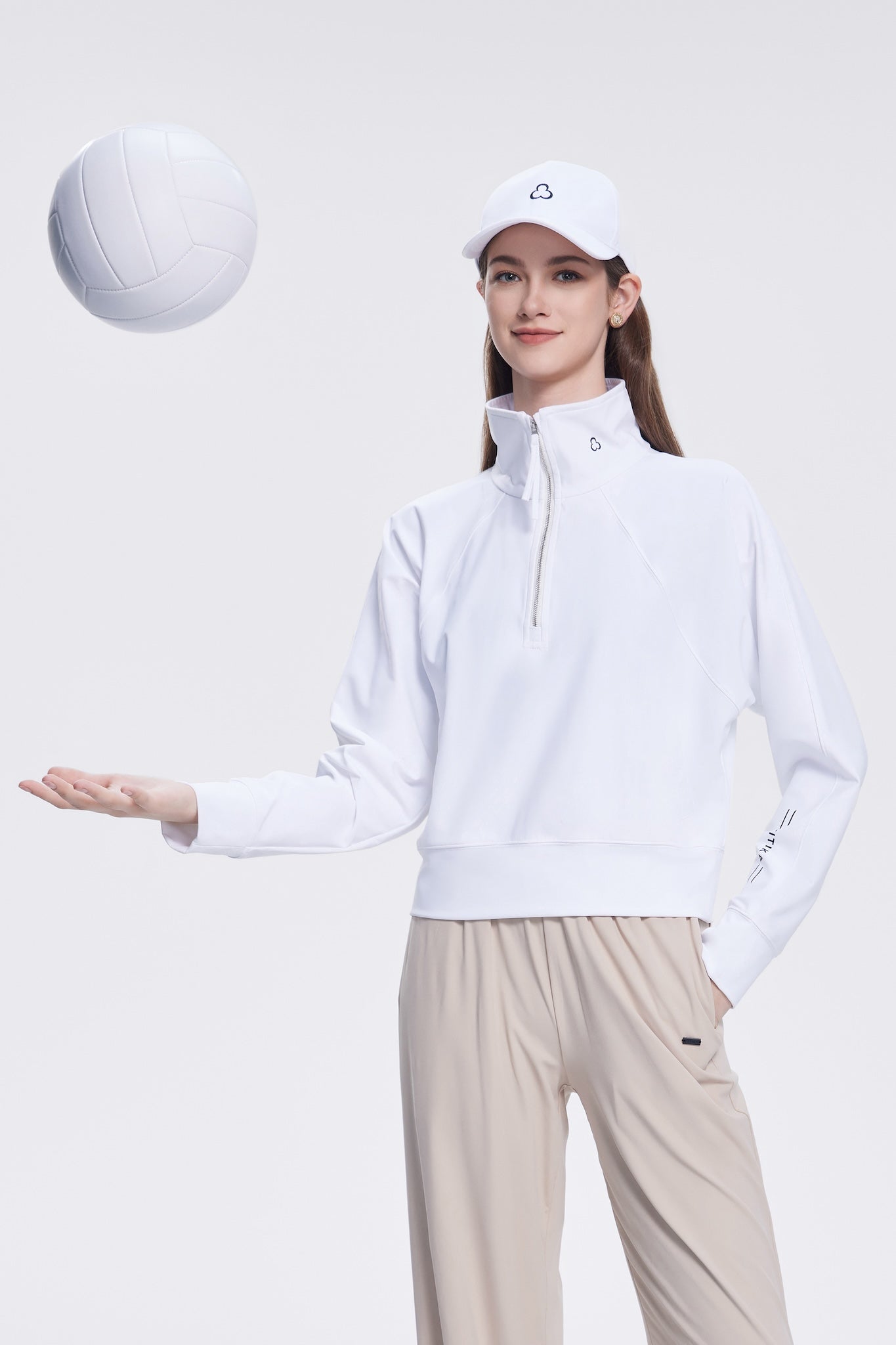 Maple Half Zip Long Sleeve