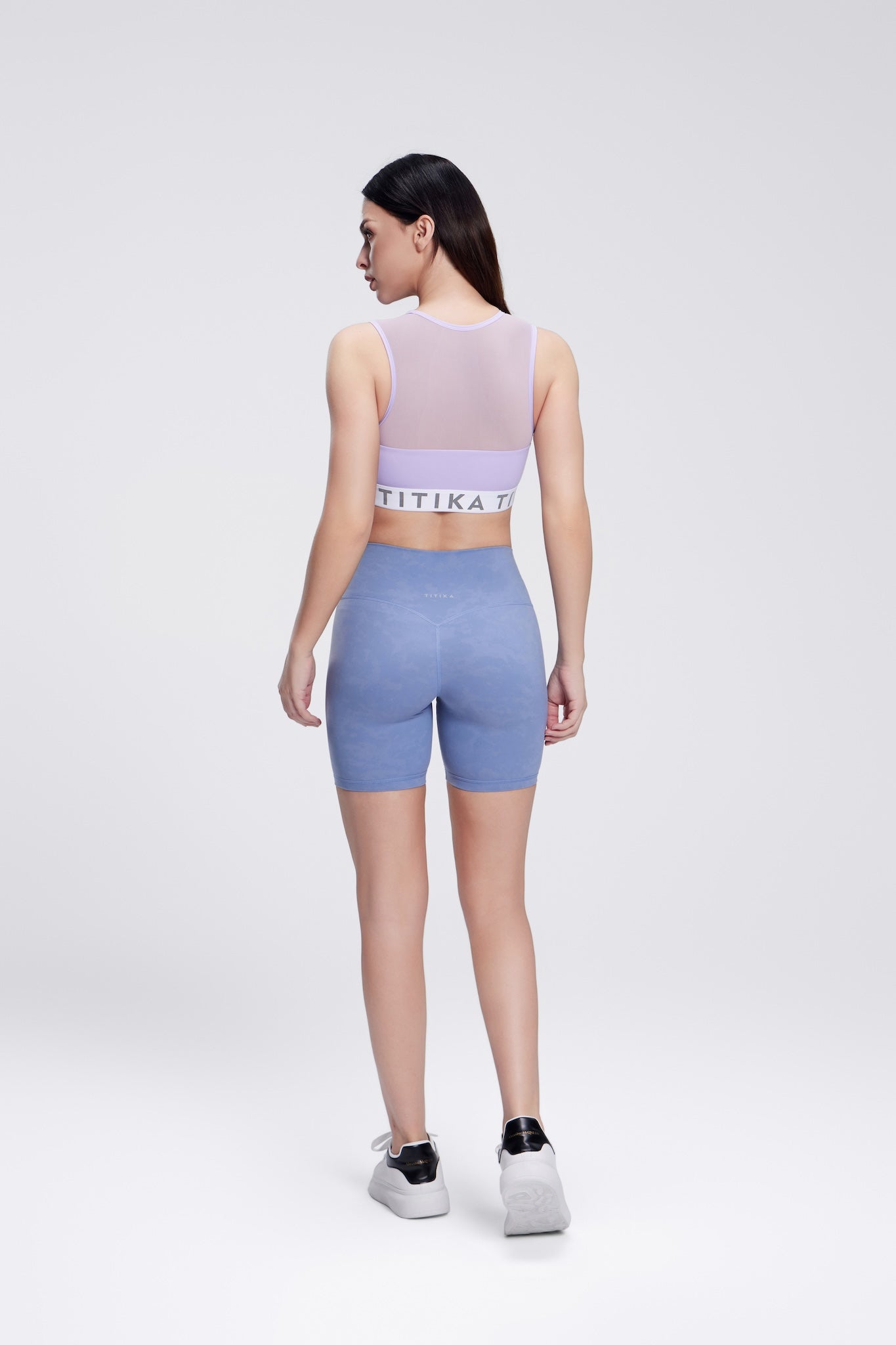 Gatten Medium Impact Bra- Blue / Purple