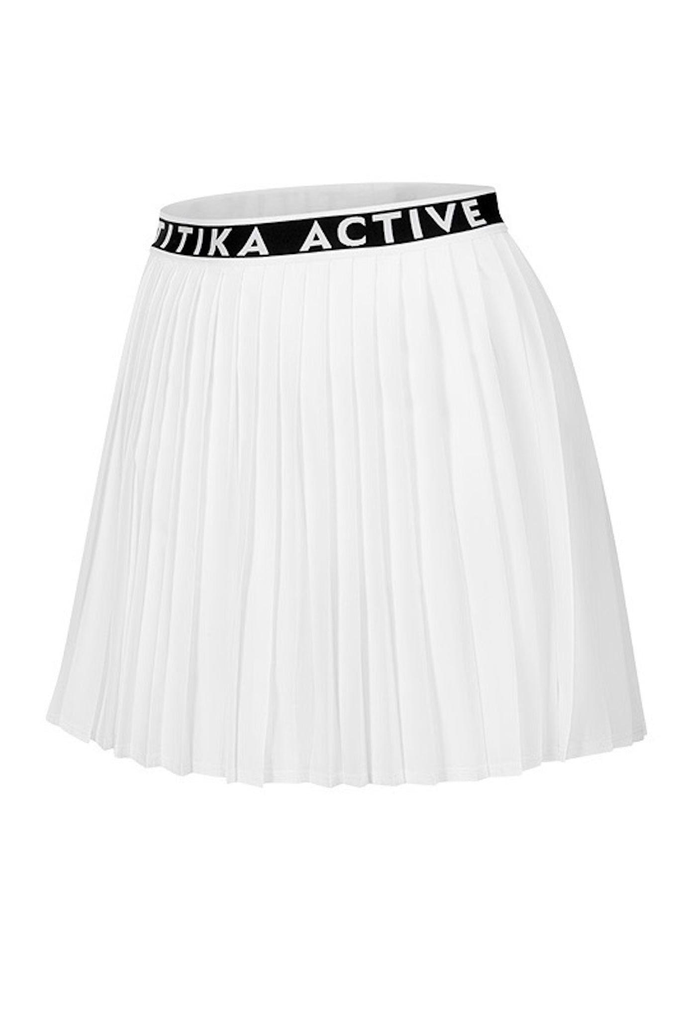 Holly Branded Ribboned Skirt- White