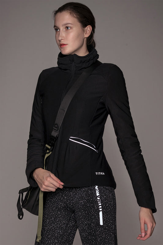 Rhea Black Down Jacket