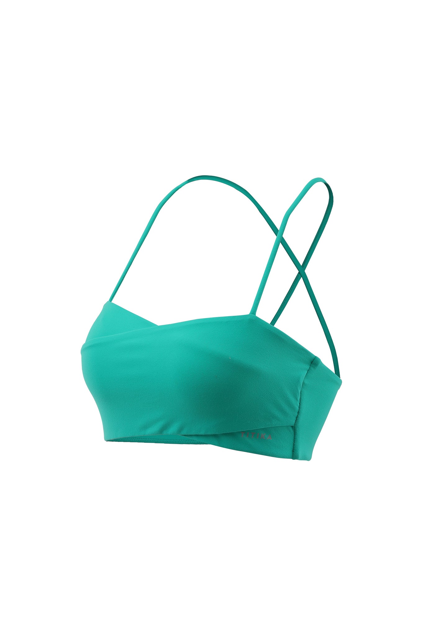 Coral Cross Back Bra