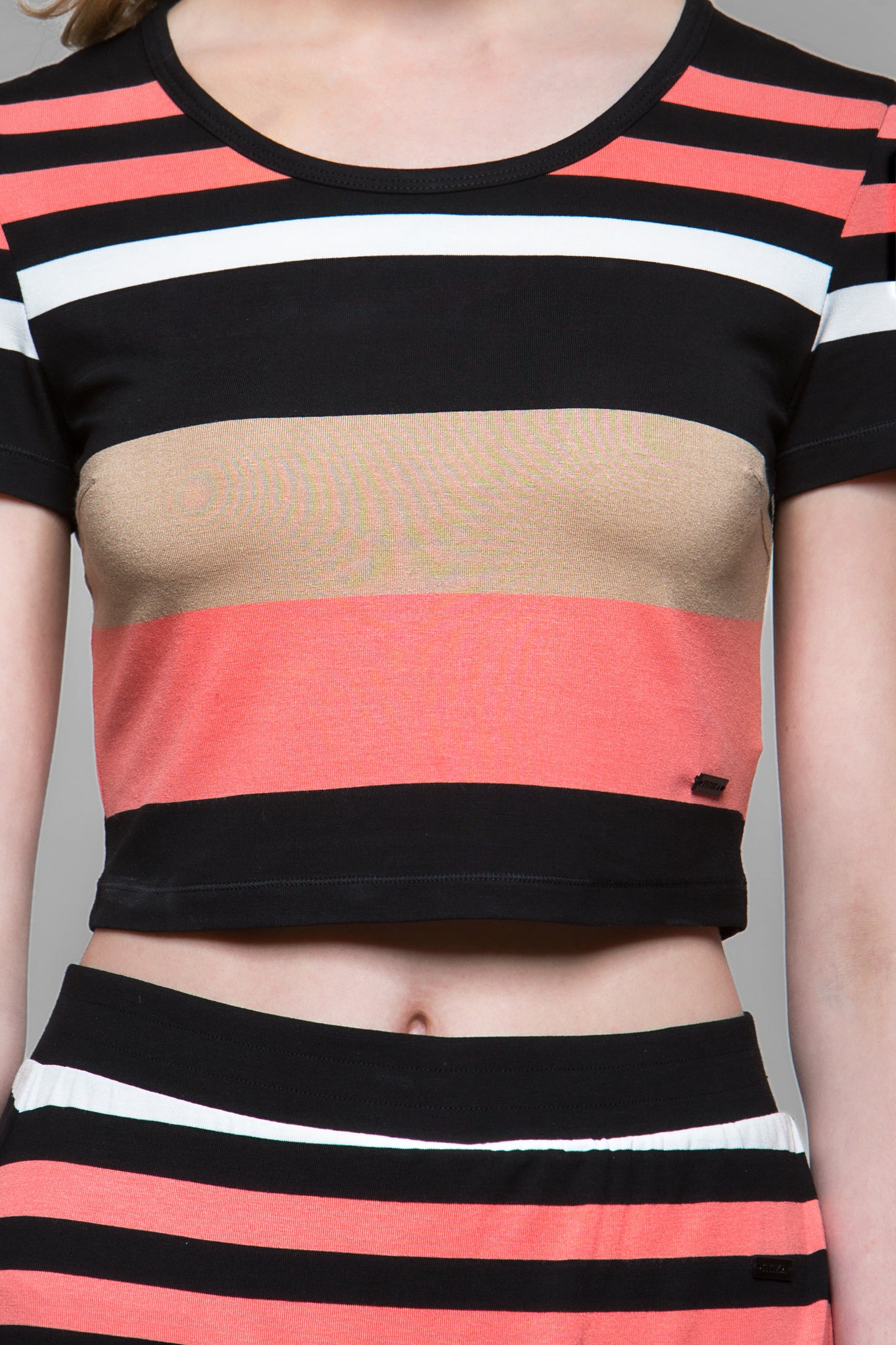 Maddox Striped Crop Top