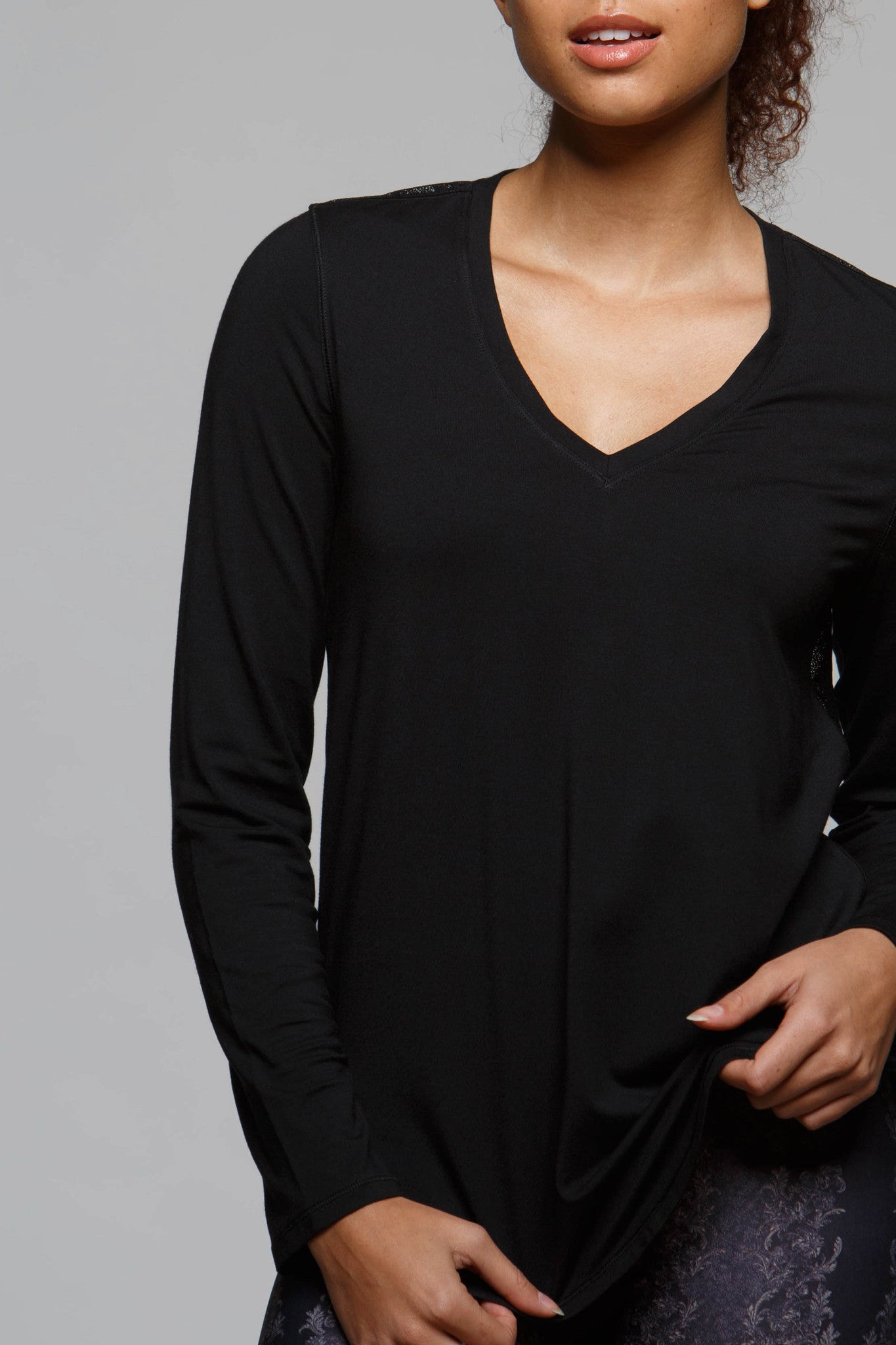 Pika Long Sleeve Asymmetrical Tee - Titika Active Couture™ (Hong Kong)