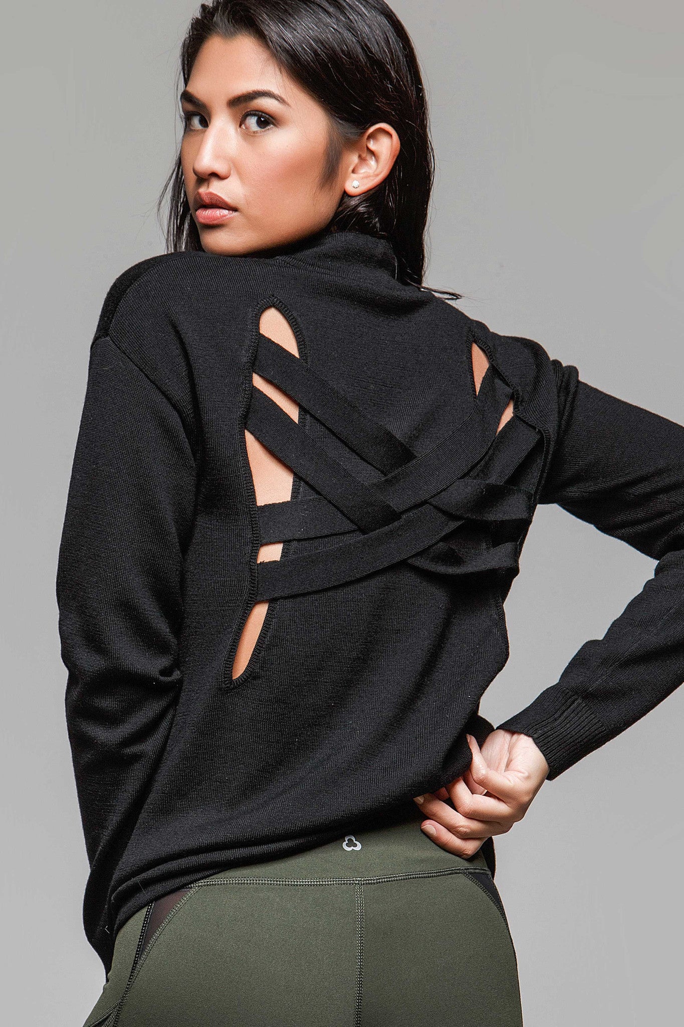 Strapped II Wool Sweater - Titika Active Couture™ (Hong Kong)