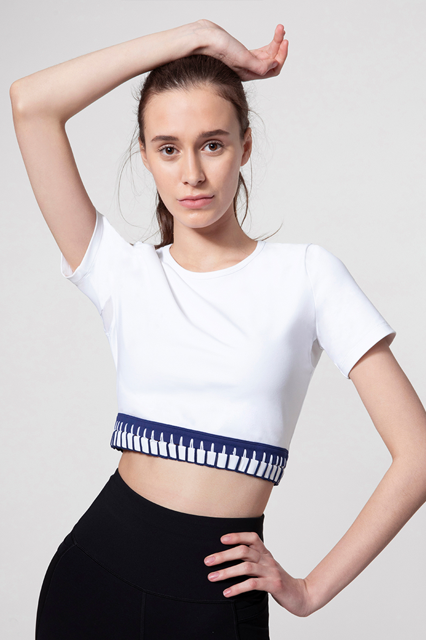 Rhapsody Crochet Cropped Tee