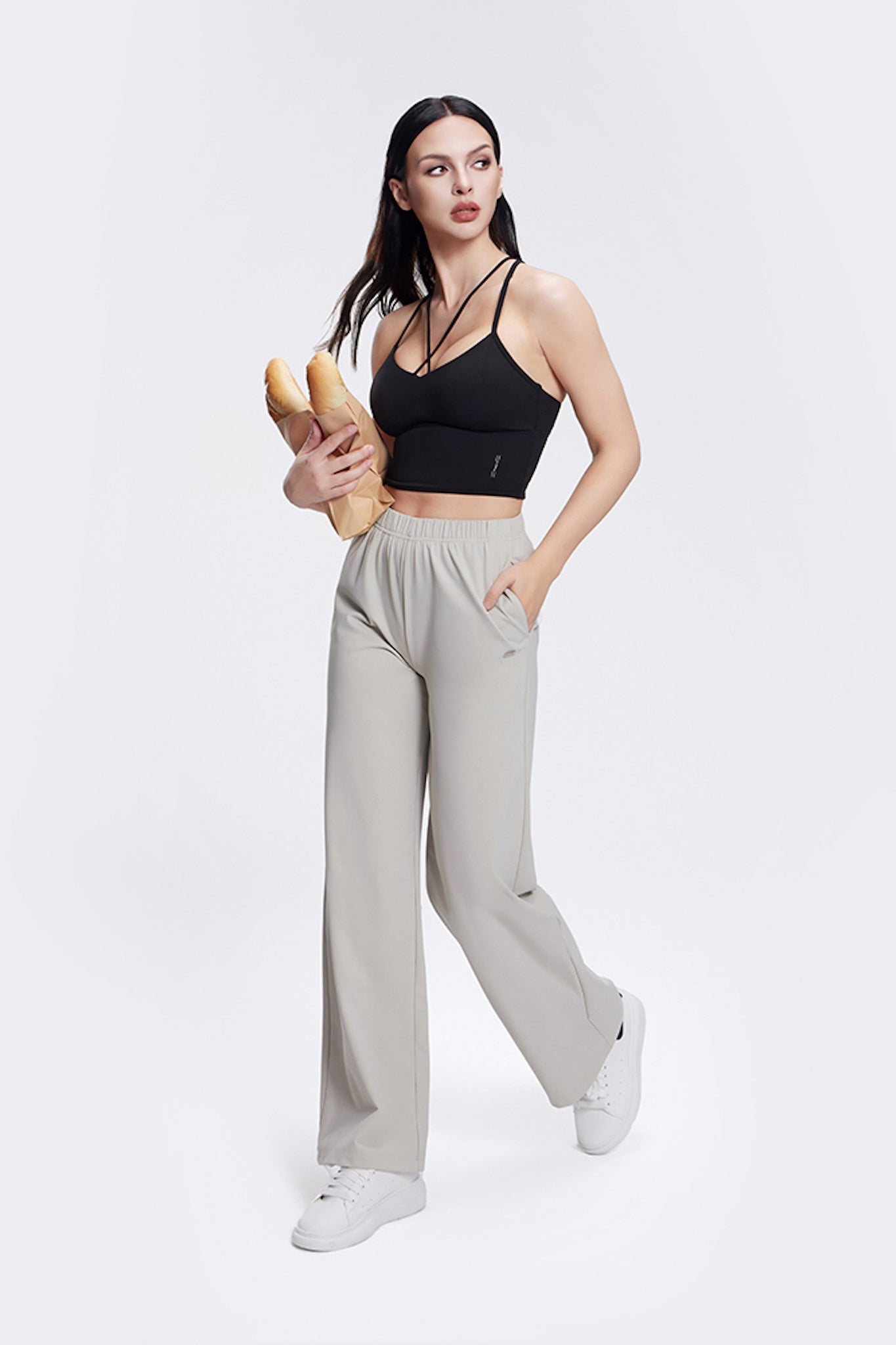Relaxed Fit Athletic Pants