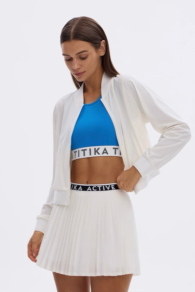 Gatten Medium Impact Bra- Blue / Purple