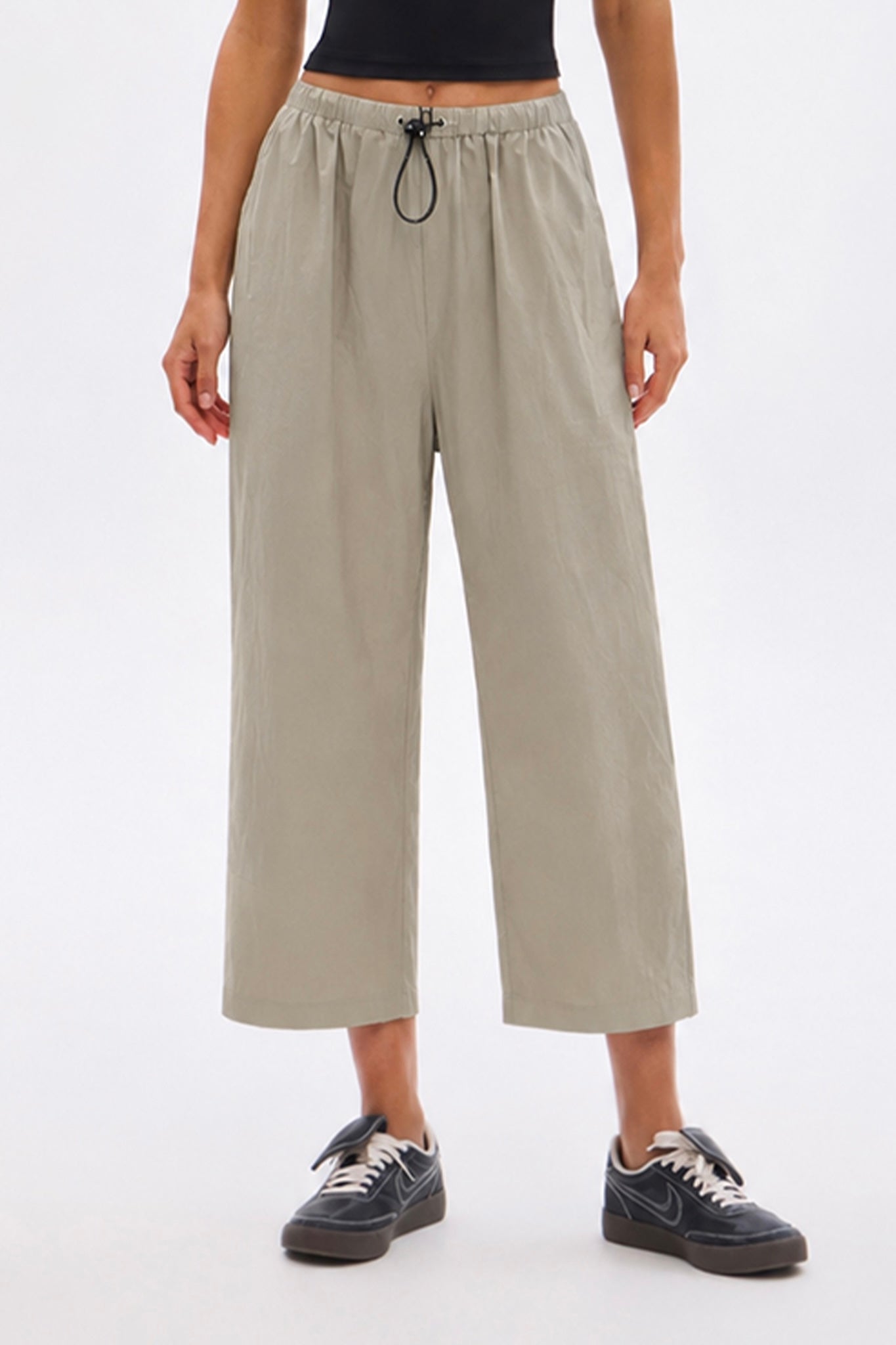 UPF 50+ Cropped Wide Leg Pants