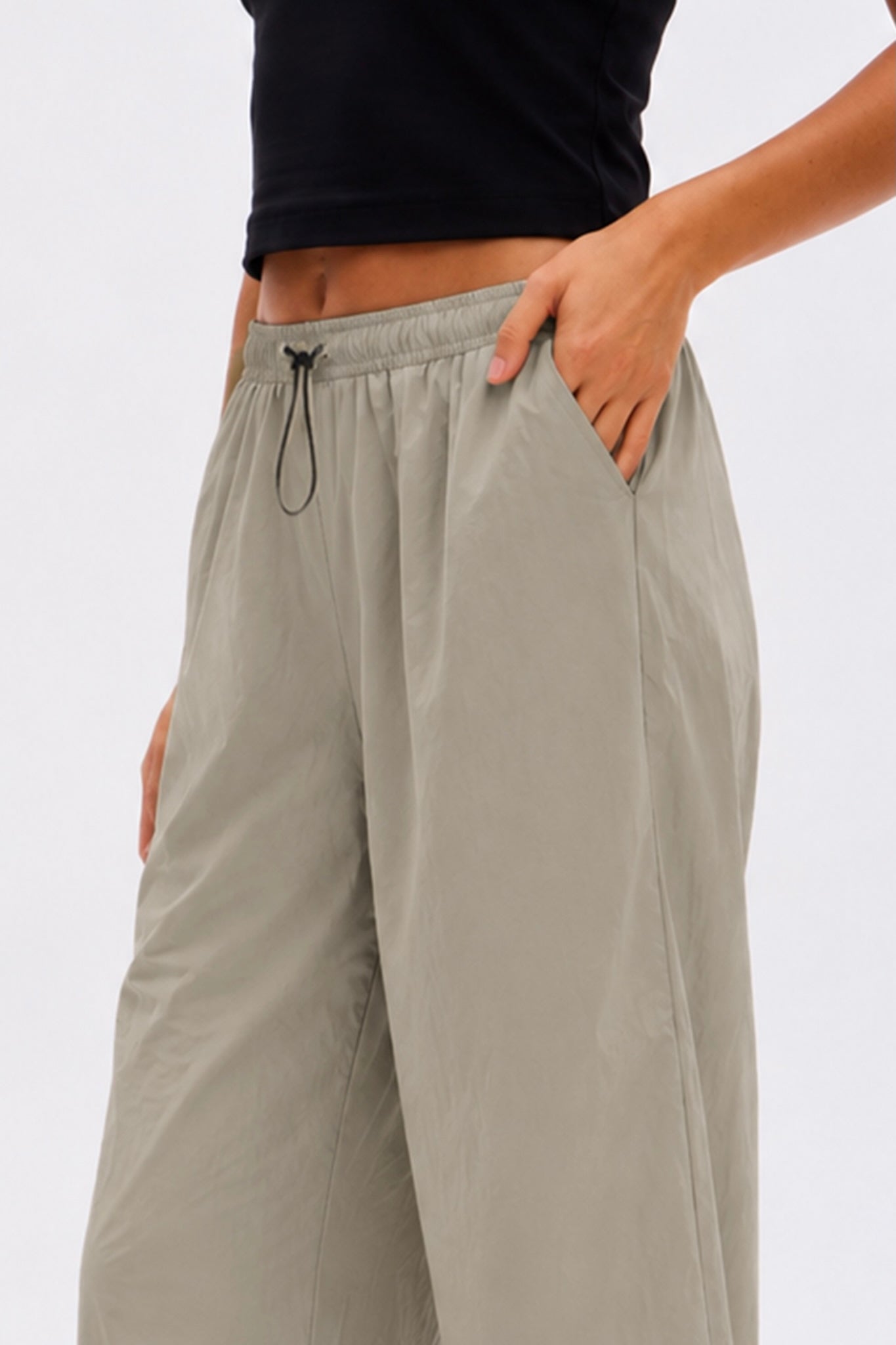 UPF 50+ Cropped Wide Leg Pants
