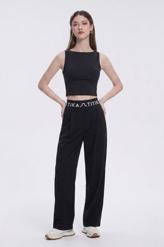 Rylee Cozy Pants ll- Black