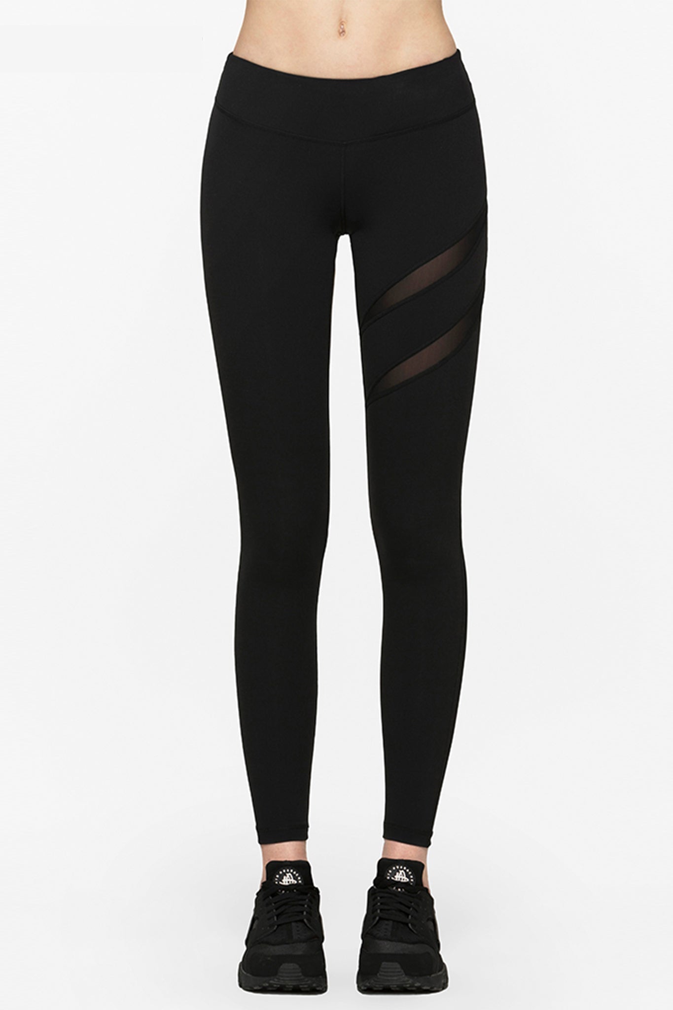 Heart Graphic Mesh Leggings