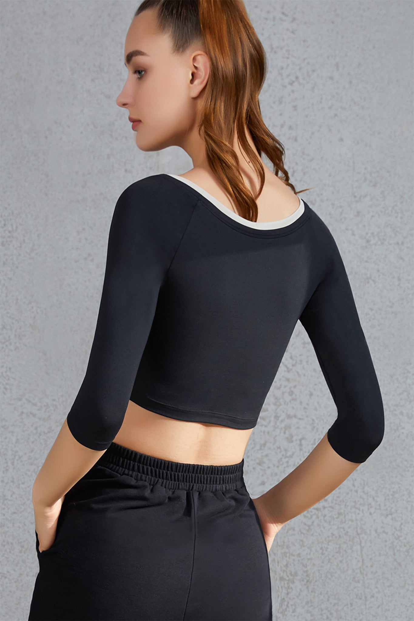 Piano Round Cropped Top