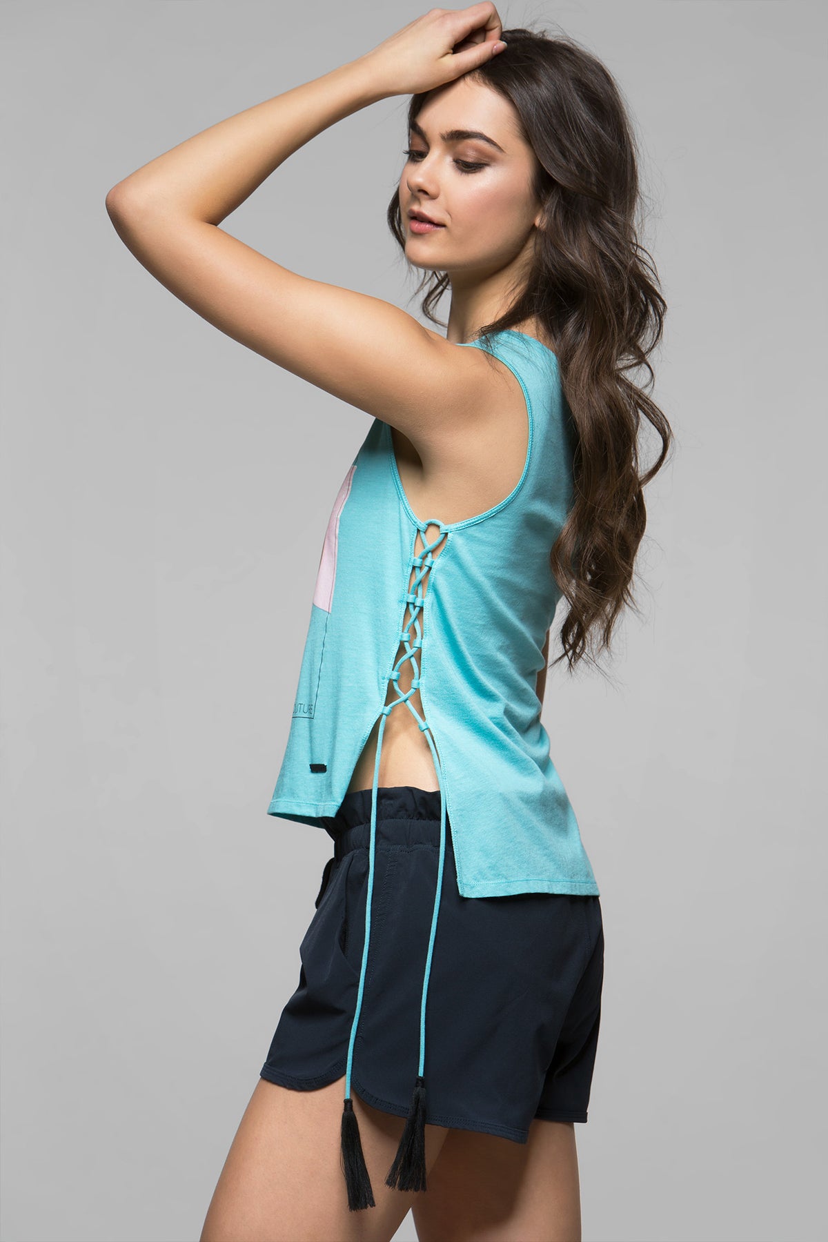Ceres II Tasseled Tank Top - Titika Active Couture™ (Hong Kong)