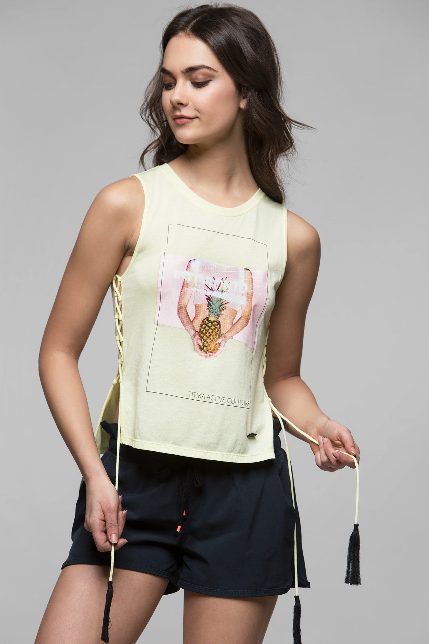 Ceres II Tasseled Tank Top - Titika Active Couture™ (Hong Kong)