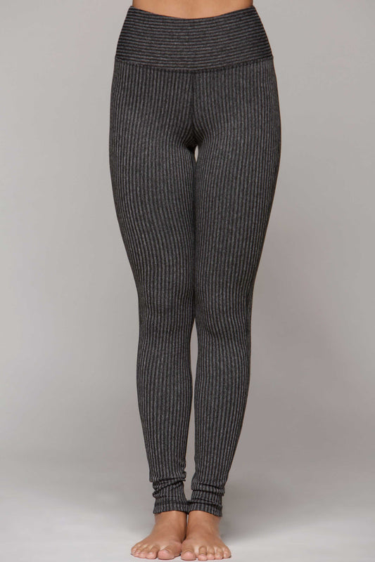Lucky Leggings Heathered - Black Grey