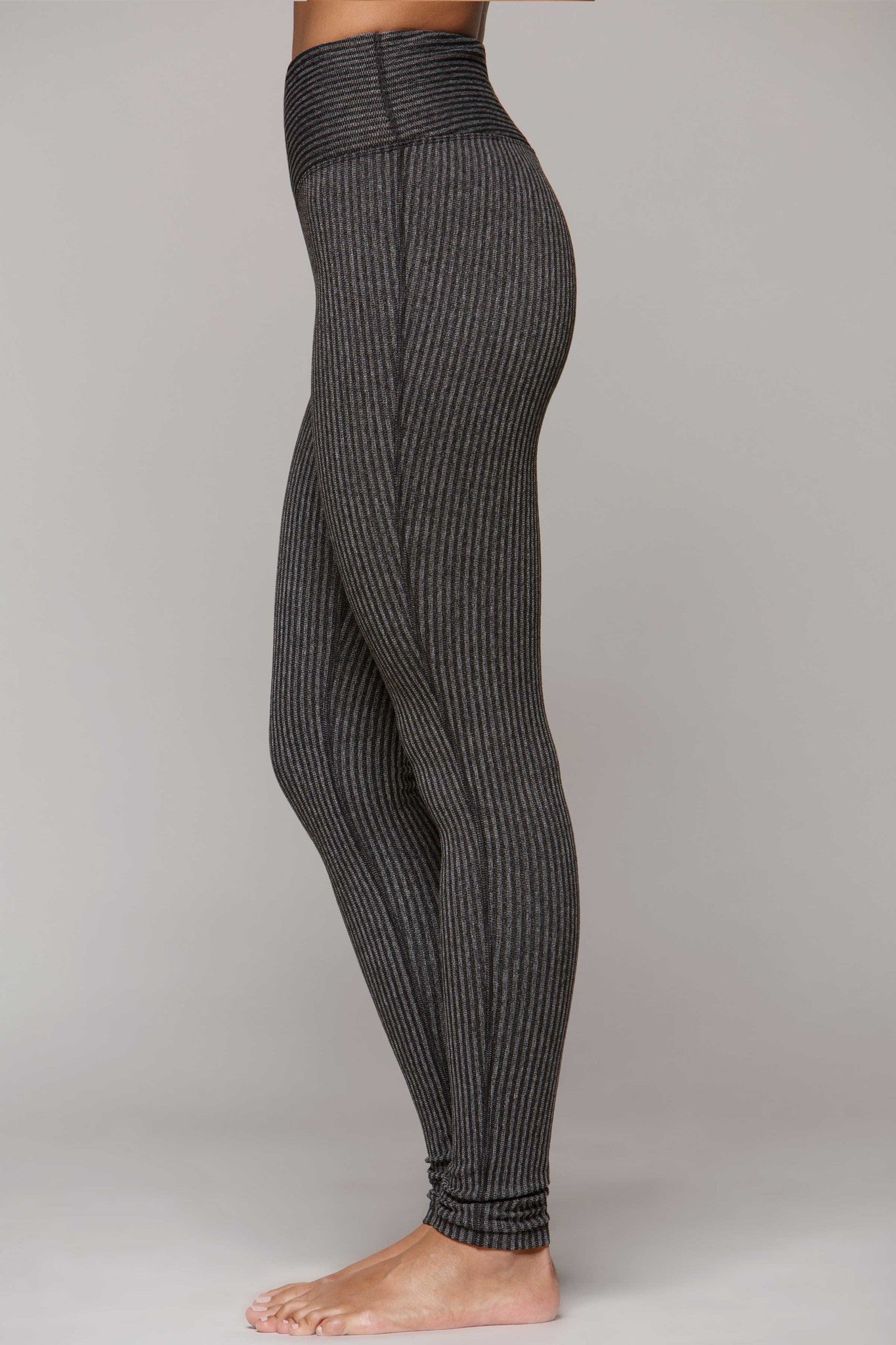 Lucky Leggings Heathered - Black Grey